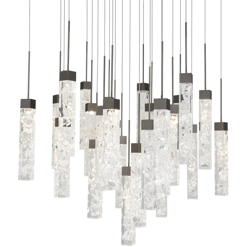 Minx 25 Light 28 inch Antique Nickel Multi-Light Pendant Ceiling Light Special Offer