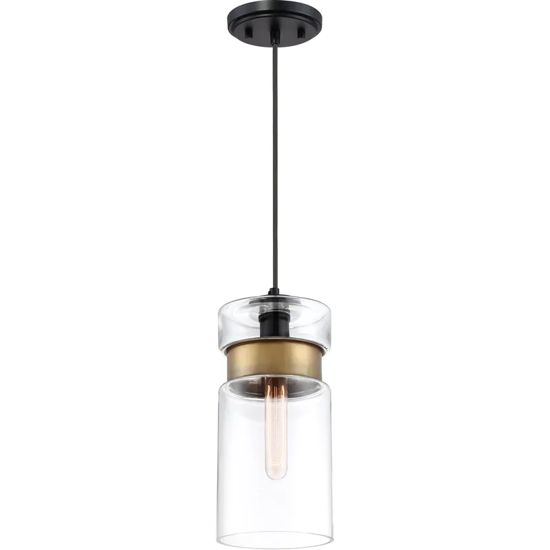 Top Pick Gathering 1 Light 6 inch Mystic Black Mini Pendant Ceiling Light