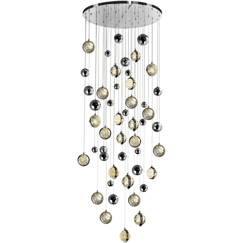 Hot Deal Salvador LED 32 inch Polished Nickel Chandelier Ceiling Light