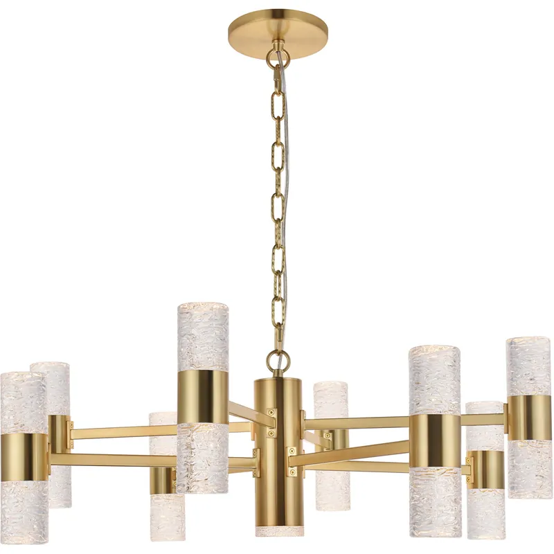Clearance Vega LED 32 inch Gold Pendant Ceiling Light