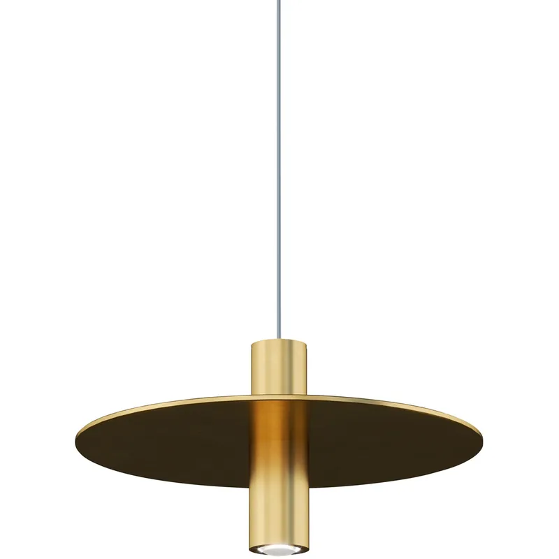 Fresh Stock Sean Lavin Mini Ponte 1 Light 120 Nightshade Black Low-Voltage Pendant Ceiling Light in Monopoint, Integrated LED