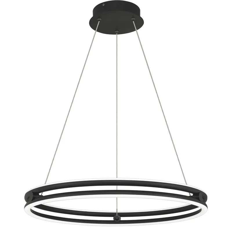 Graves LED 24 inch Matte Black Pendant Ceiling Light Top Rated