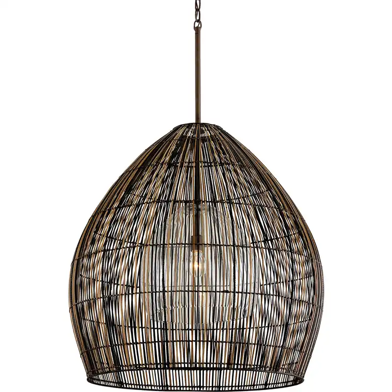 Same Day Shipping Holden 1 Light 35 inch Textured Bronze Chandelier Ceiling Light