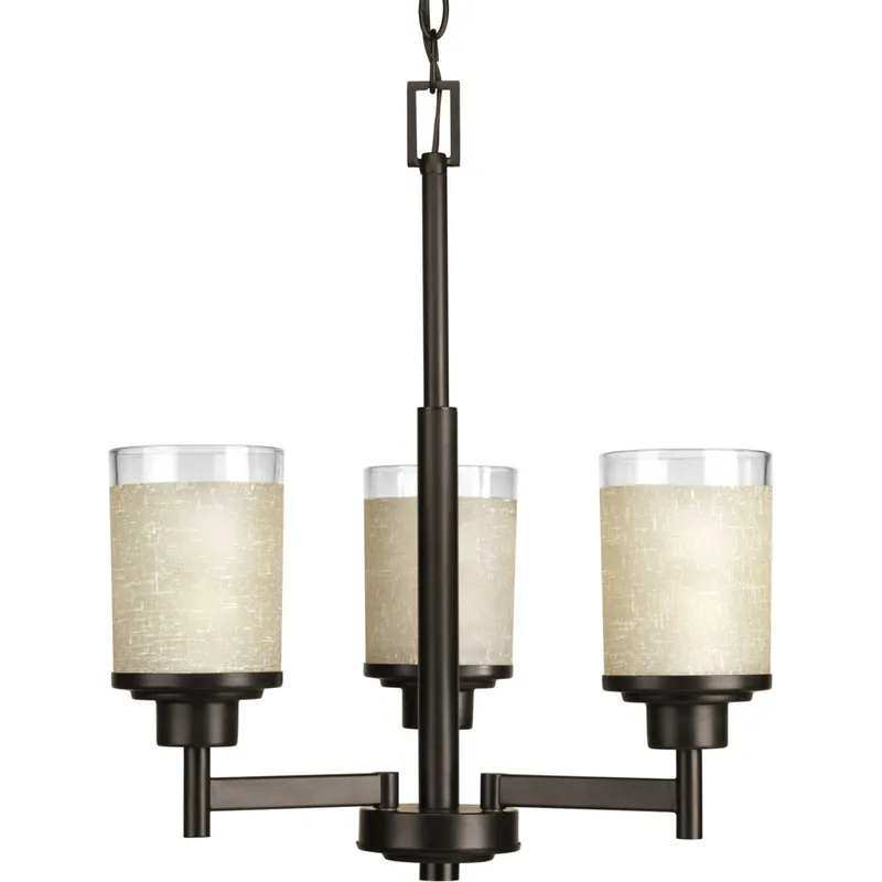 Best Choice Alexa 3 Light 17 inch Antique Bronze Chandelier Ceiling Light