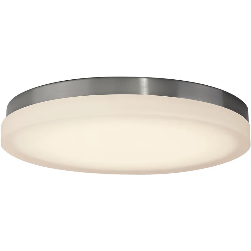 Slice LED 14 inch Brushed Nickel Flush Mount Ceiling Light, dweLED Best Price