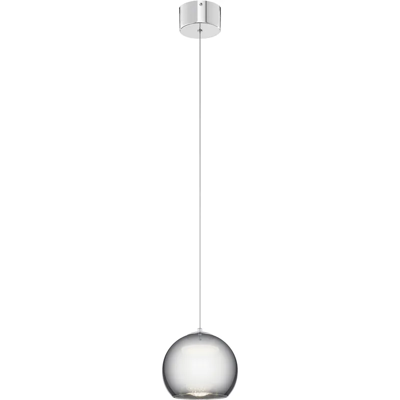 Price Drop Rendo LED 7.75 inch Chrome Mini Pendant Ceiling Light