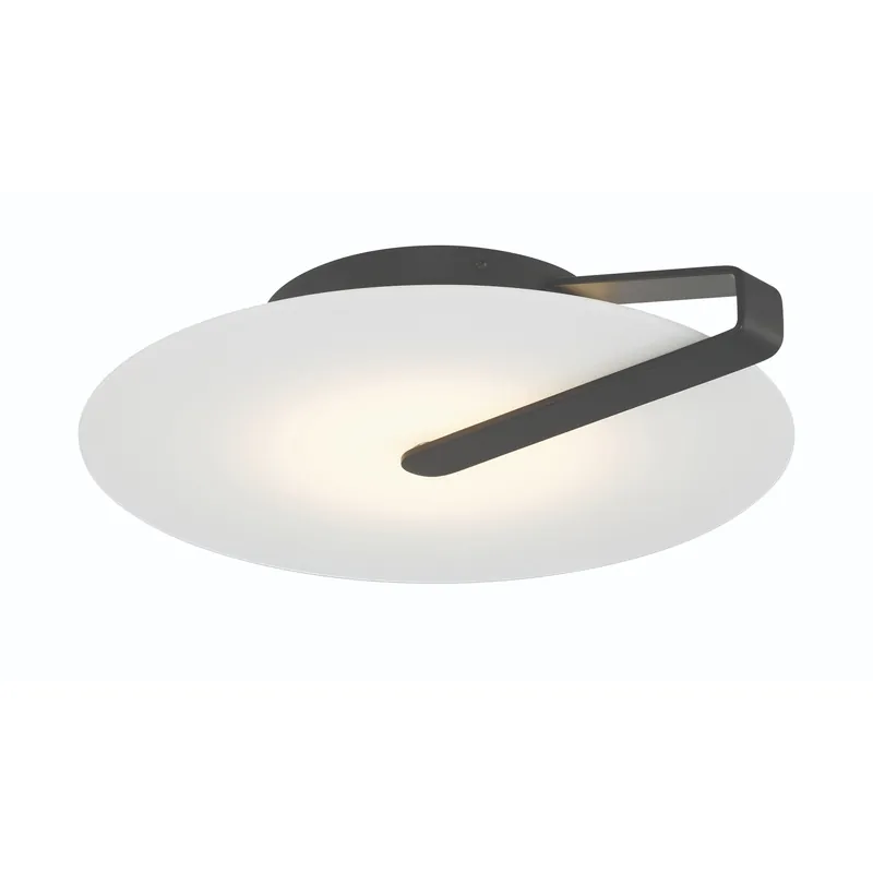 Affordable Nuvola LED 16.75 inch Black Flush Mount Ceiling Light