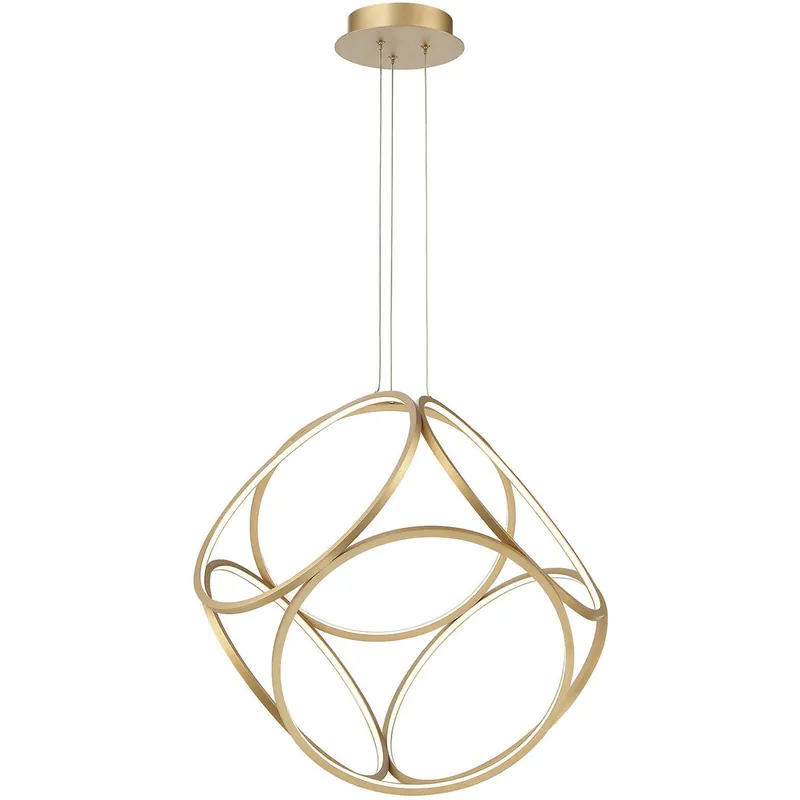 Glenview LED 24 inch Gold Pendant Ceiling Light, Small New Arrival