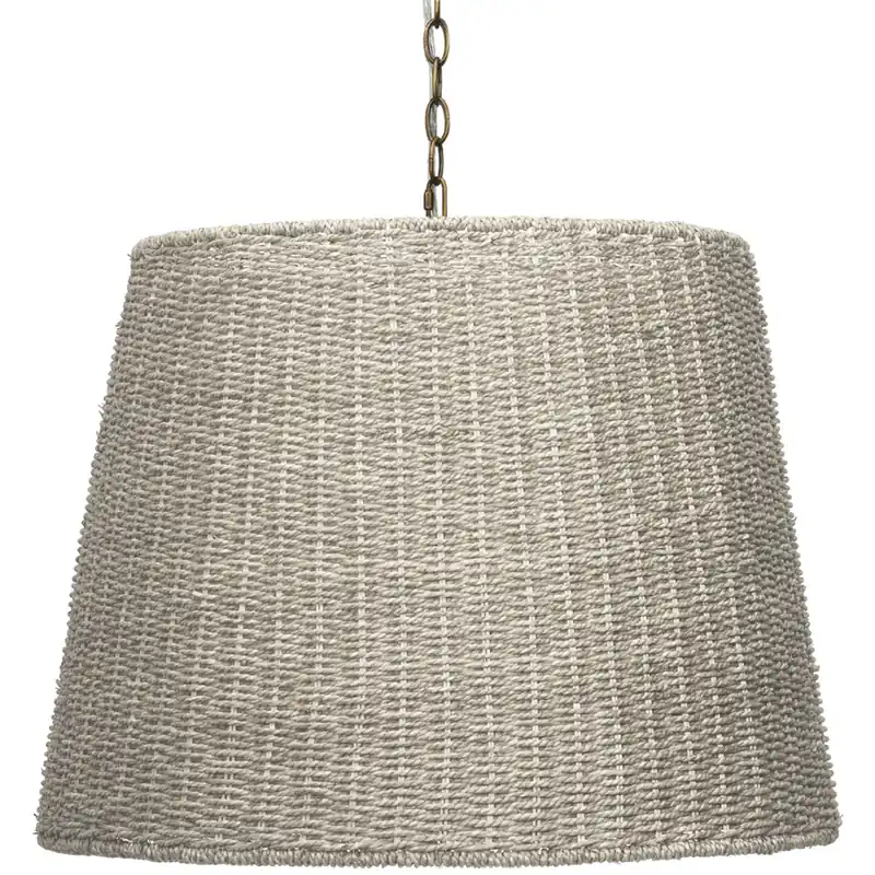 Willow 2 Light 24 inch Natural Seagrass Chandelier Ceiling Light Trusted Brand