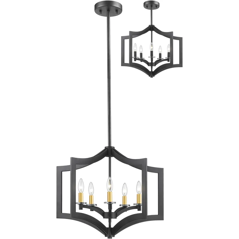 Zander 5 Light 23.6 inch Bronze Chandelier Ceiling Light Place Order