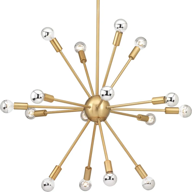Editor’s Pick Ion 16 Light 24 inch Brushed Bronze Chandelier Ceiling Light, Design Series