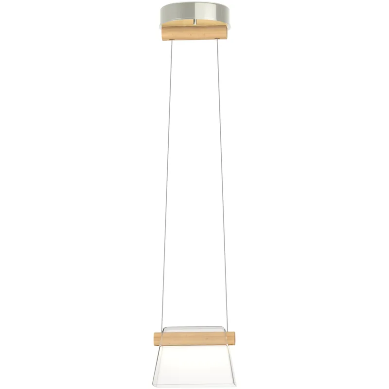 Fast Shipping Cowbell LED 6.3 inch Sterling Mini Pendant Ceiling Light in Clear