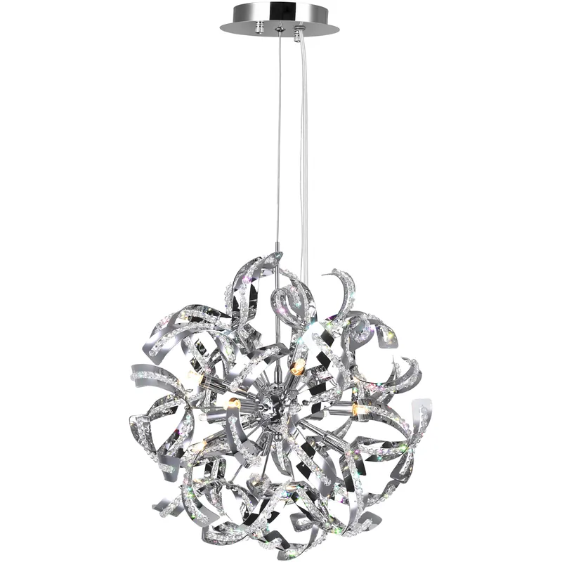 Swivel 18 Light 29 inch Chrome Chandelier Ceiling Light Limited Offer