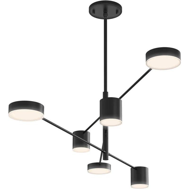 Counterpoint LED 45 inch Satin Black Pendant Ceiling Light Buy Online