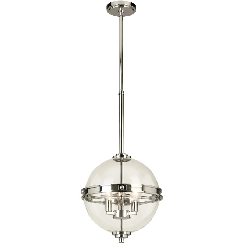Cecilia 3 Light 13.11 inch Chrome Pendant Ceiling Light Big Sale