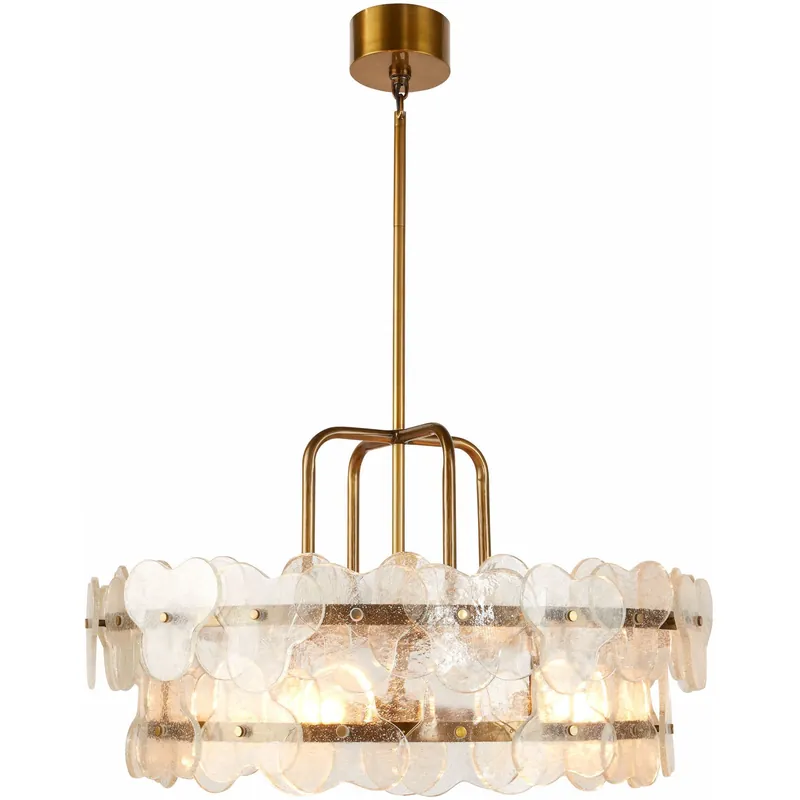 Cascade 4 Light 35 inch Clear Chandelier Ceiling Light Money Back Guarantee