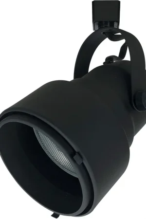 Aaliyah 1 Light 120V Black Track Head Ceiling Light in H-Style Same Day Shipping