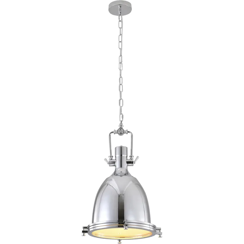 Wholesale Bethel International Canada 1 Light 14 inch Chrome Pendant Ceiling Light AV31CH - Open Box