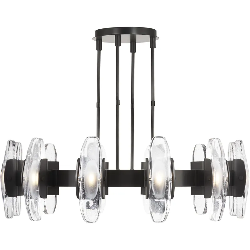 Wholesale Avroko Wythe LED Plated Dark Bronze Chandelier Ceiling Light, Integrated LED