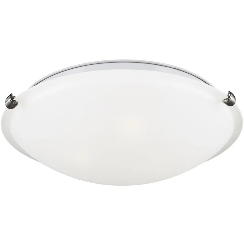 Clip LED 12.25 inch Brushed Nickel Flush Mount Ceiling Light Get Yours