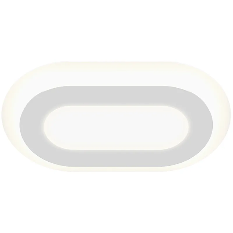 Offset LED 24 inch Textured White Surface Mount Ceiling Light Top Rated