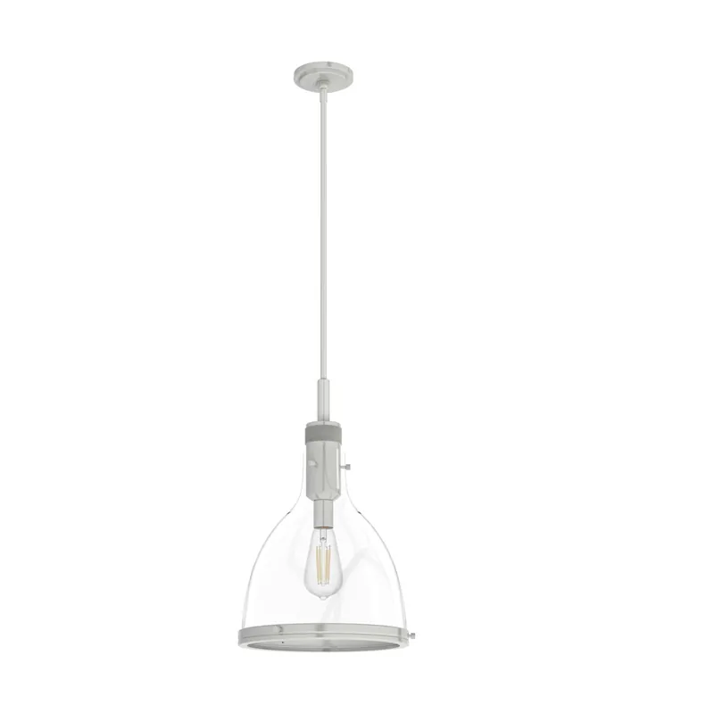 Van Nuys 1 Light 13 inch Brushed Nickel Pendant Ceiling Light Limited Offer