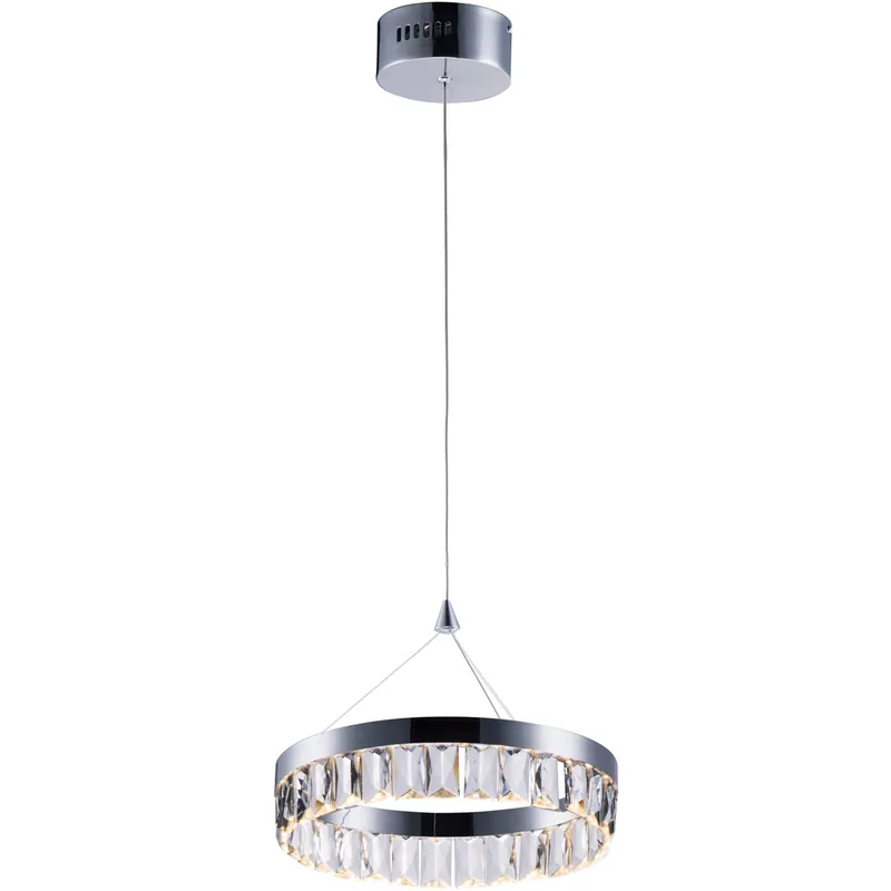Icycle LED 12.5 inch Polished Chrome Mini Pendant Ceiling Light Free Returns