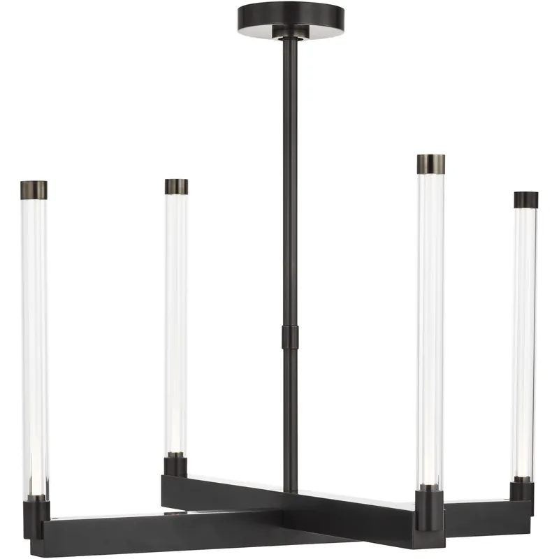 Fan Favorite Kelly Wearstler Phobos LED Dark Bronze Chandelier Ceiling Light, Integrated LED