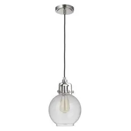 Place Order Gallery State House 1 Light 6.3 inch Polished Nickel Mini Pendant Ceiling Light