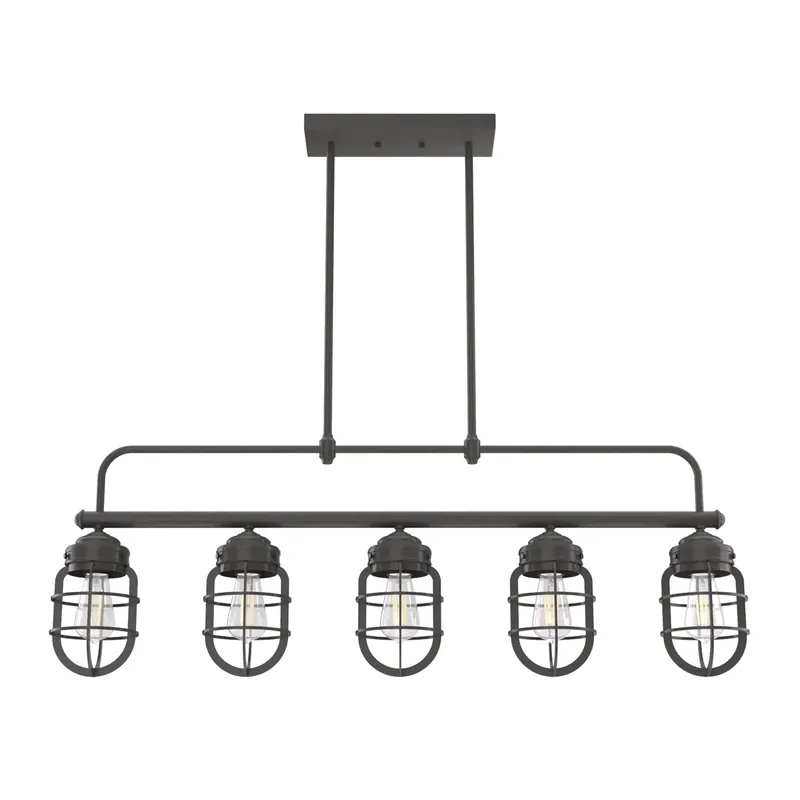 Free Delivery Starklake 5 Light 40 inch Noble Bronze Chandelier Ceiling Light