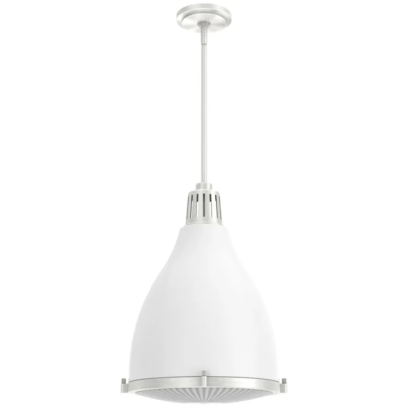 Handmade Bluff View 3 Light 14.25 inch Fresh White Pendant Ceiling Light