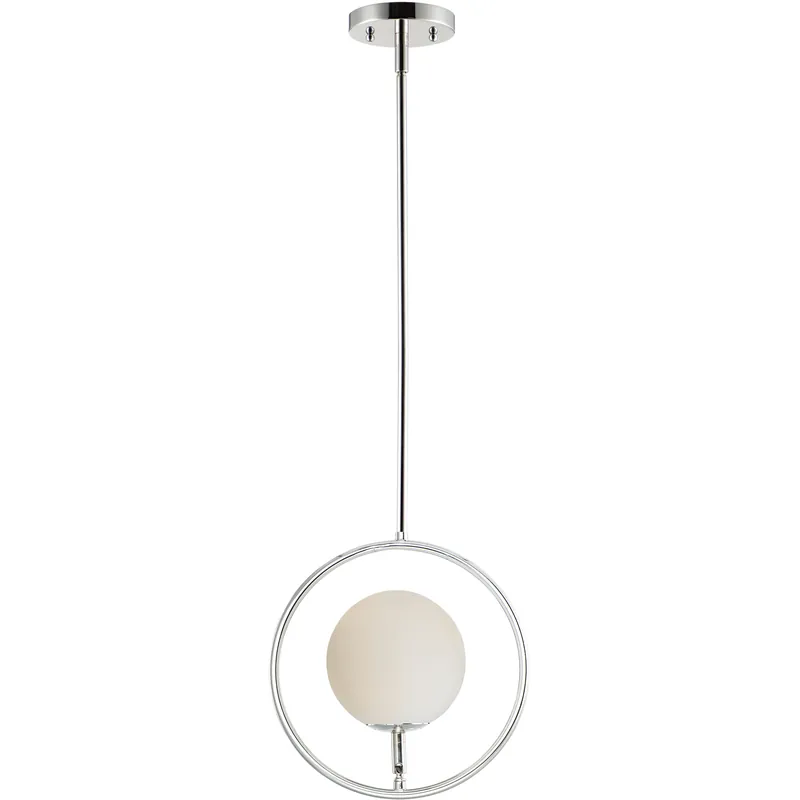 Discount Revolution 1 Light 11 inch Polished Nickel Mini Pendant Ceiling Light