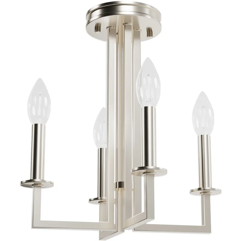 Bearden 4 Light 13 inch Brushed Nickel Chandelier Ceiling Light Weekend Sale