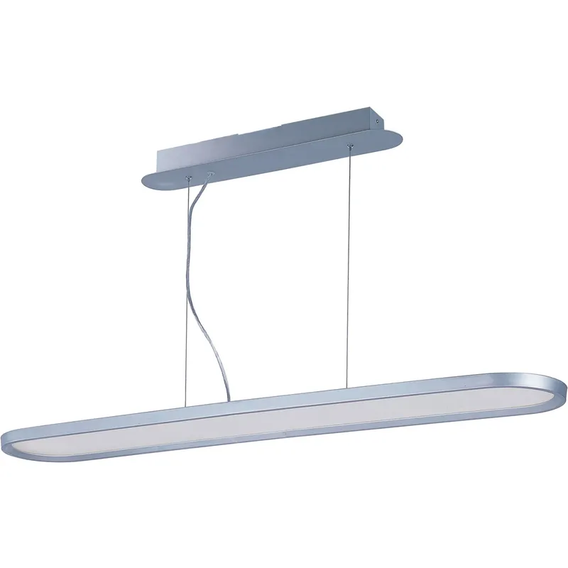 One Day Deal Moonbeam LED 8 inch Matte Silver Single Pendant Ceiling Light