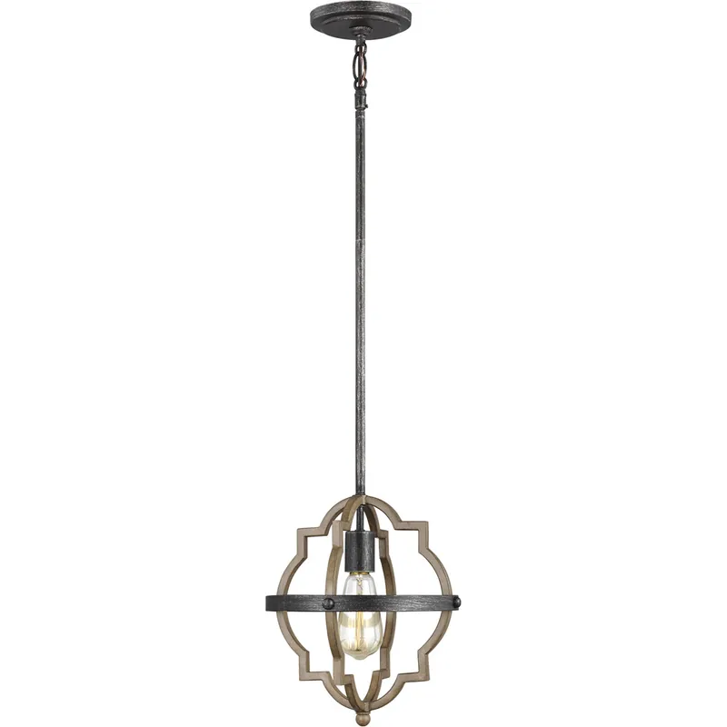 Socorro 1 Light 10.5 inch Stardust Mini-Pendant Ceiling Light Grab Now