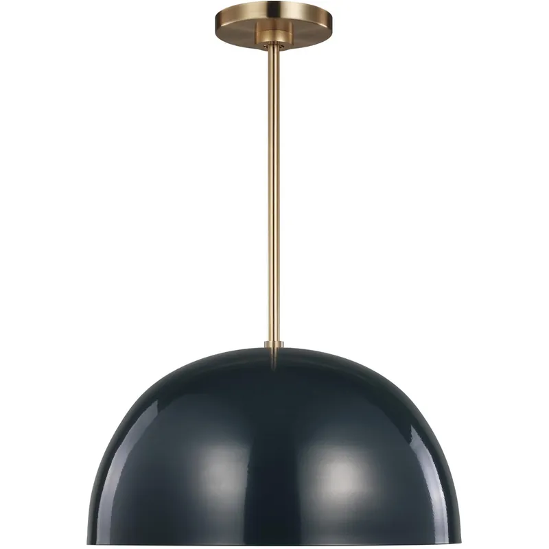 Ivan 1 Light 15 inch Dutch Blue Pendant Ceiling Light Direct From Manufacturer