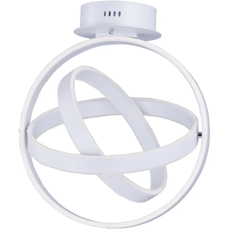 Gyro LED LED 18 inch Matte White Flush Mount Ceiling Light No Minimum Order