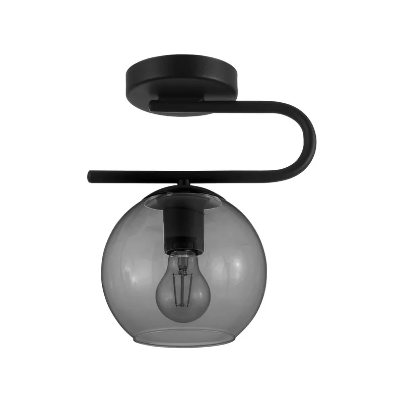 Fresh Stock Marojales 1 Light 8.86 inch Matte Black Semi-Flush Mount Ceiling Light