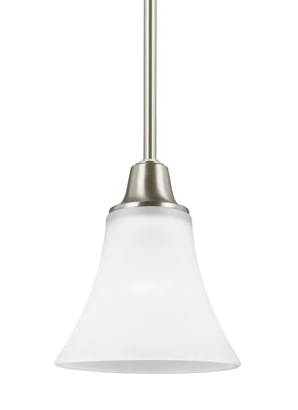 Metcalf 1 Light 6.25 inch Brushed Nickel Pendant Ceiling Light Grab Now