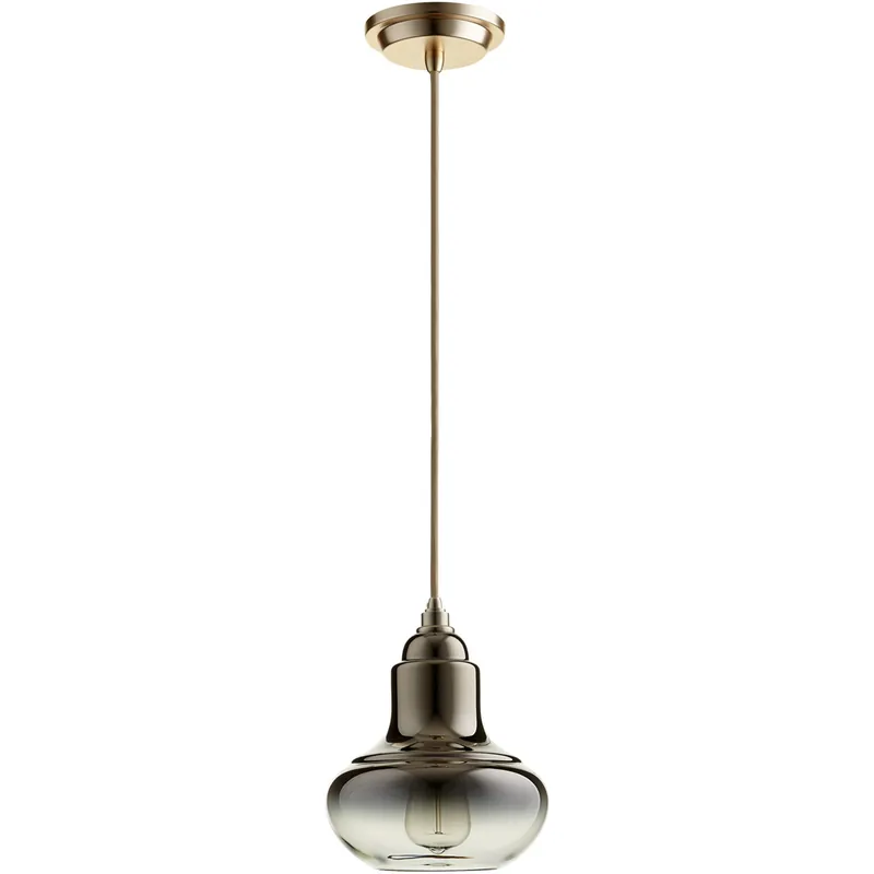 Editor’s Pick Camille 1 Light 7.25 inch Satin Gold Pendant Ceiling Light