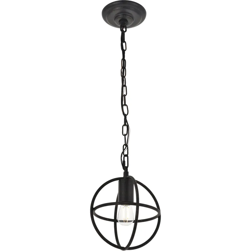 Limited Offer Octavia 1 Light 7.9 inch Dark Brown Pendant Ceiling Light in Dark Bronze