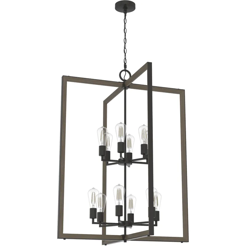 Super Sale Woodburn 12 Light 30.75 inch Noble Bronze Pendant Ceiling Light