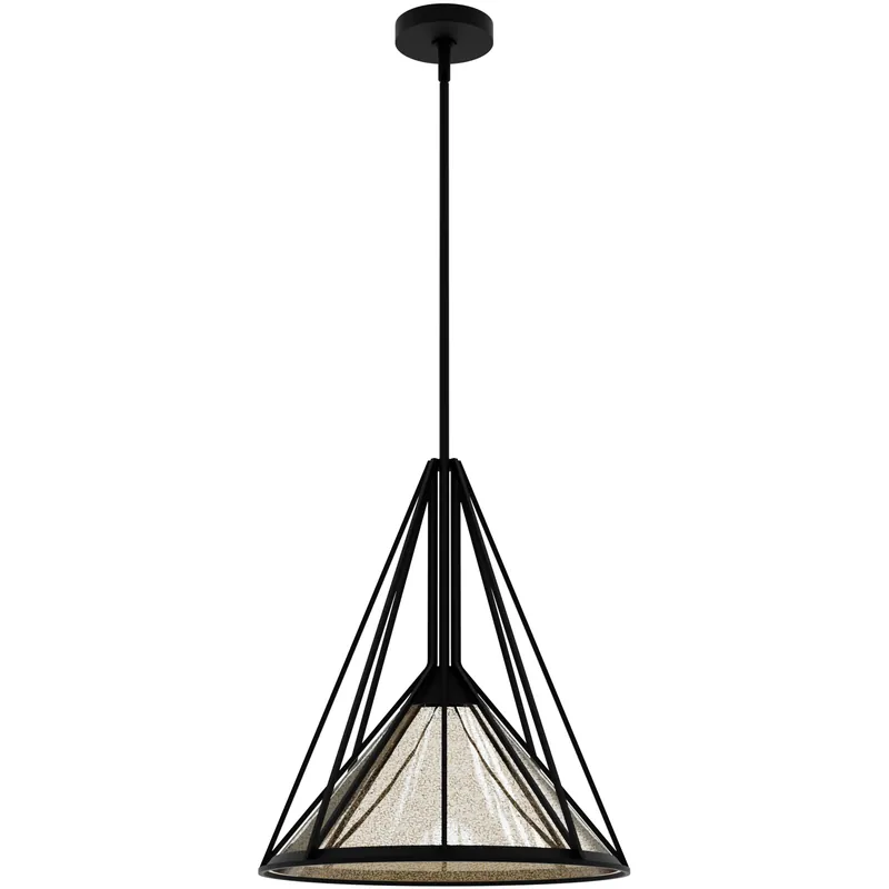 Genuine Rafner 1 Light 17 inch Natural Black Iron Pendant Ceiling Light