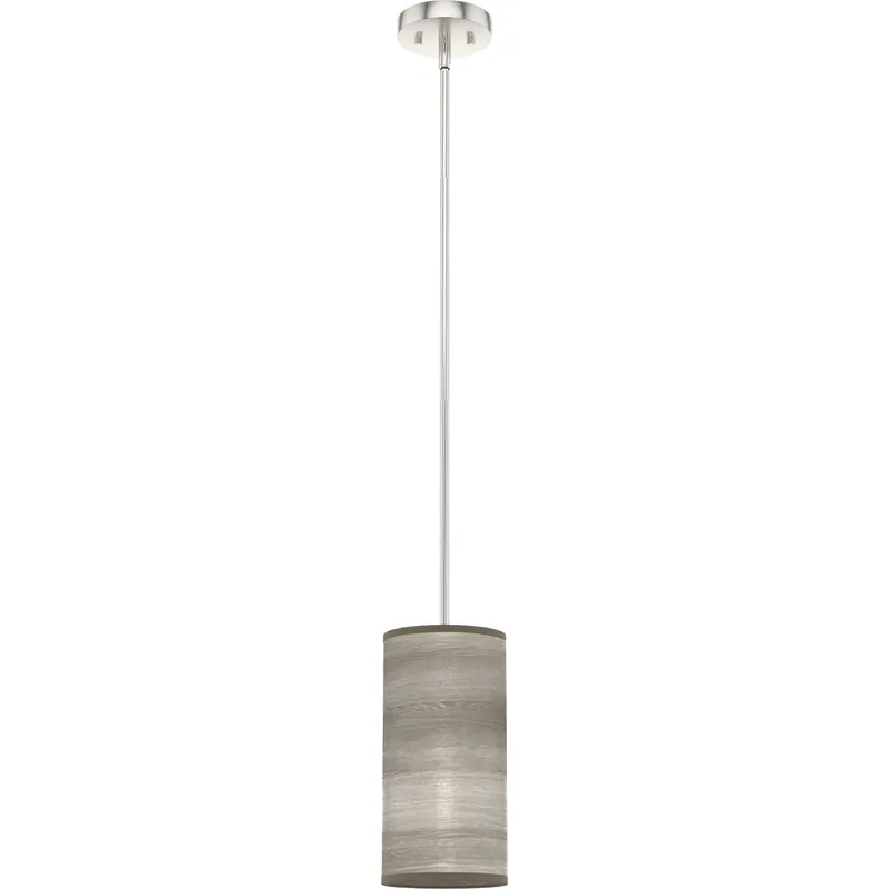 Solhaven 1 Light 6 inch Light Gray Oak Mini Pendant Ceiling Light Same Day Shipping