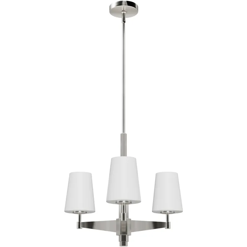 Nolita 4 Light Brushed Nickel Chandelier Ceiling Light Professional Grade