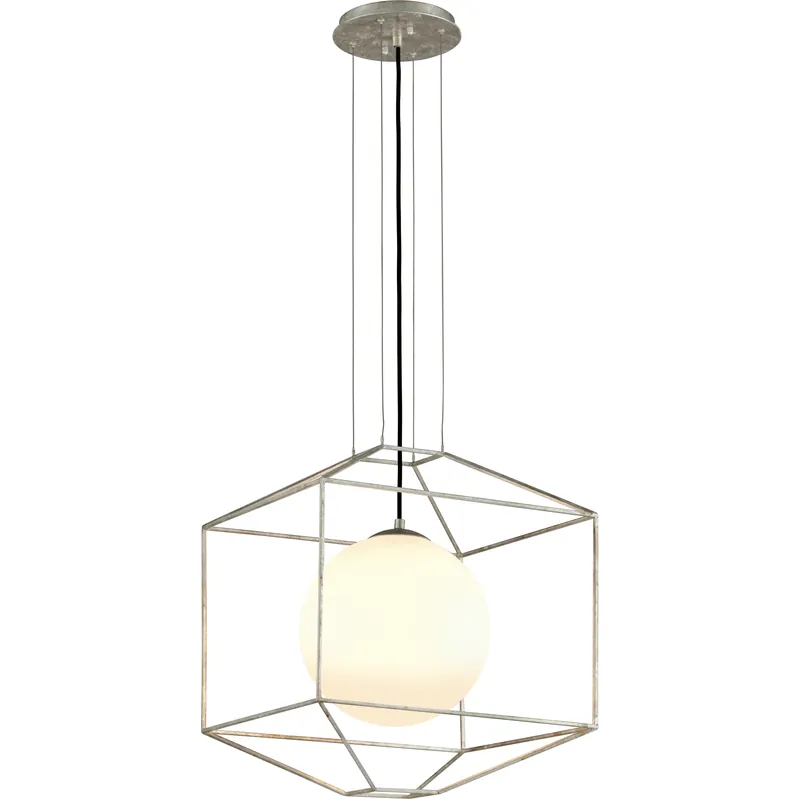 Arizona Ave 1 Light 18 inch Silver Leaf Chandelier Ceiling Light Popular