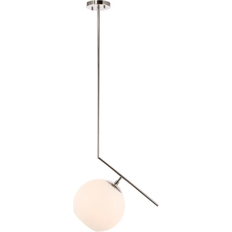 Direct From Factory Ryland 1 Light 16 inch Chrome Pendant Ceiling Light
