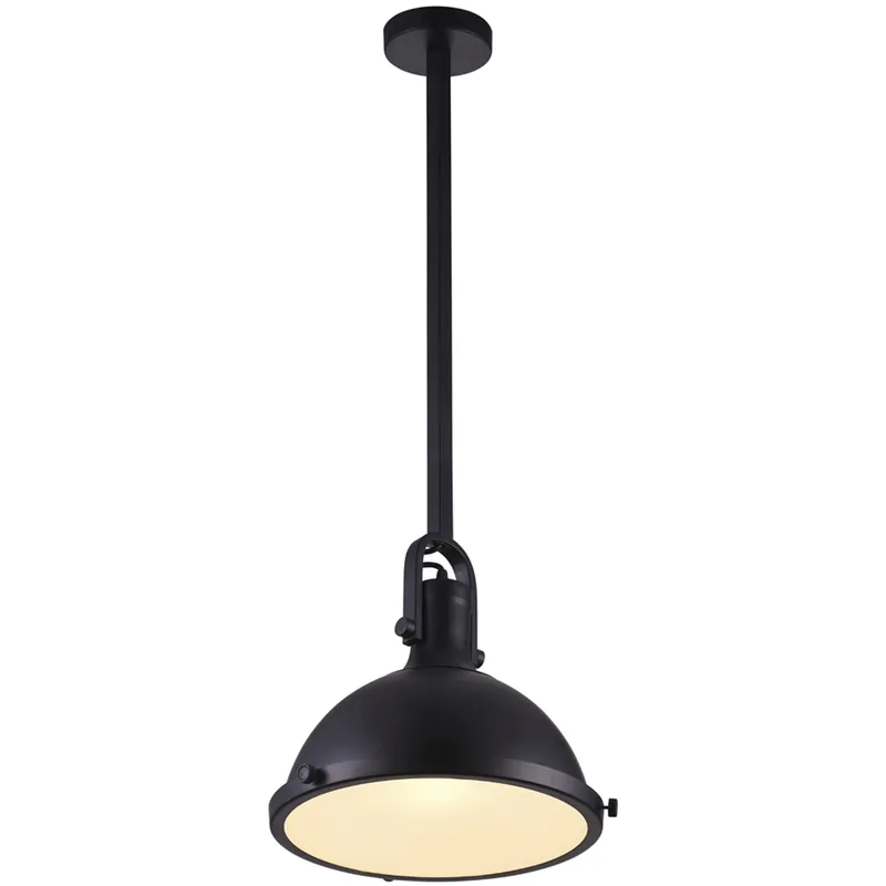 Seasonal Sale CWI Lighting Strum 1 Light 12 inch Black Down Pendant Ceiling Light 9760P12-1-101 - Open Box