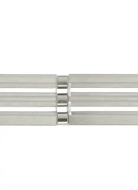 Bargain Two Circuit Monorail Satin Nickel Rail Conductive Connector Ceiling Light