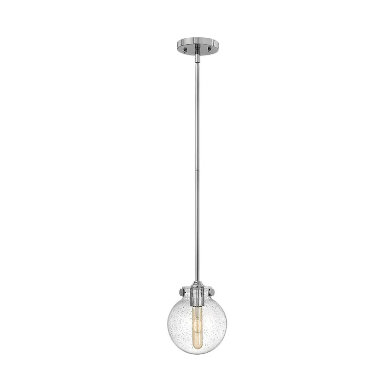 Congress 1 Light 7 inch Chrome Pendant Ceiling Light in Clear Seedy Reduced Price